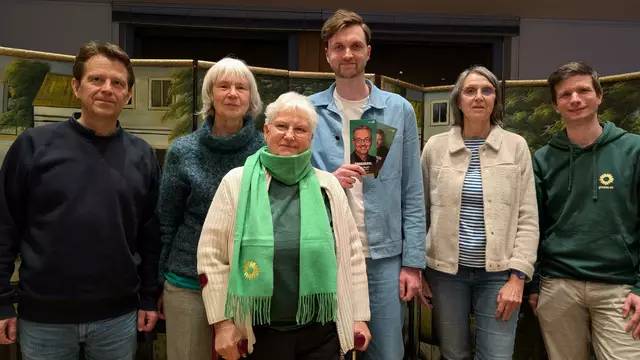 Der Vorstand der Buchholzer Grünen (v. li.): Michael Weinkouff, Christa Nöbl, Ulla Wegermann, Alex Brammer, Marion Ellenberger und Sebastian Wolf | Foto: Frerk Meyer
