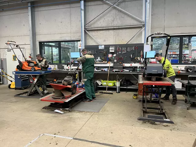 In der Reparaturwerkstatt von Matthies werden die Gartenhelfer wieder in Schuss gebracht | Foto: sra