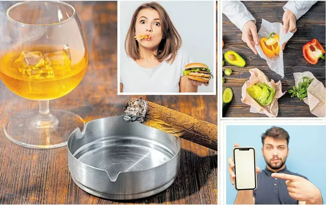 Ob Smartphone, Fastfood, Fleisch, Plastik, Alkohol oder Nikotin – #+bewusster Verzicht kann auch eine Bereicherung sein | Foto: AdobeStock / fotofabrika / Drobot Dean / bodnarphoto / oksix