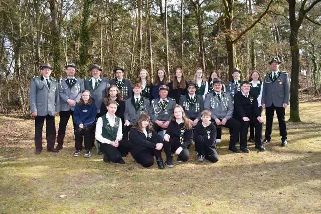 Die Jugendabteilung mit ihren Betreuern | Foto: Dirk Duchow