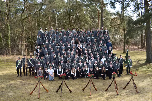 Gruppenfoto der gesamten Schützenkameradschaft | Foto: Dirk Duchow