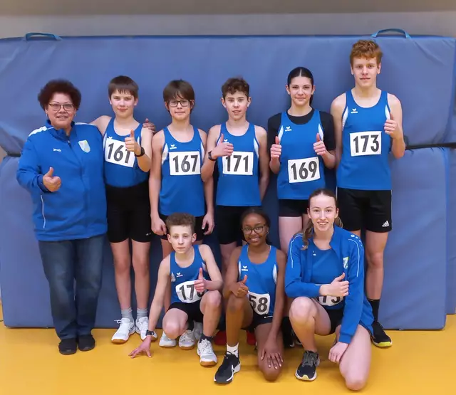 Die Hittfelder Athletinnen und Athleten in Winsen | Foto: TSV Eintracht Hittfeld