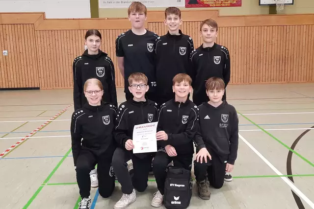 In Großenaspe wurde die U14 des MTV Wangersen fünfter. | Foto: MTV Wangersen