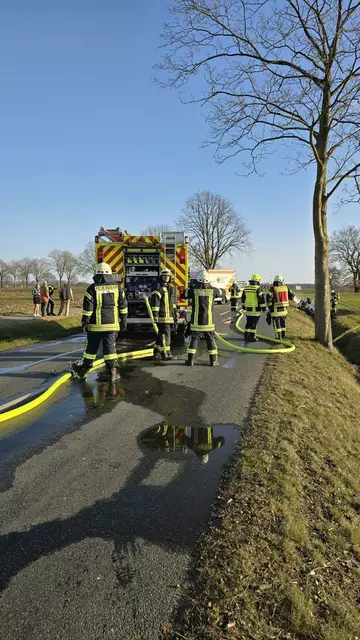 Die Unfallstelle | Foto: Feuerwehr Ahlerstedt