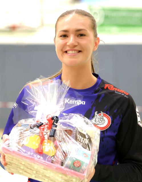 Torhüterin Danique Trooster wird die Handball-Luchse zum Saisonende verlassen. "Jetzt ist für mich die Zeit für einen Tapetenwechsel gekommen", sagt Trooster zu ihrer Entscheidung. | Foto: cc