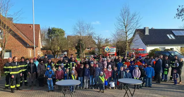 Das Team in Wiegersen | Foto: Frank Höper/ Feuerwehren SG Apensen 