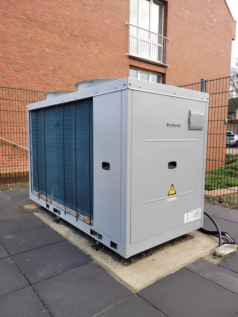Die Wärmepumpe am Rathaus | Foto: Stadtmarketing Harsefeld