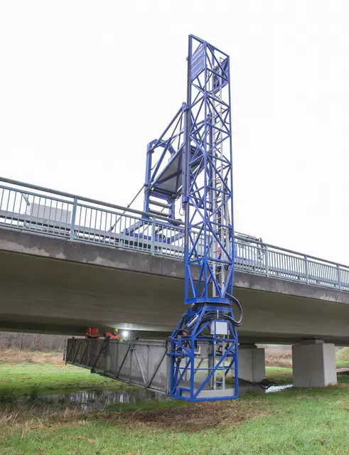 Inspektion der K30-Brücke südlich von Stade | Foto: Christian Schmidt/Landkreis Stade
