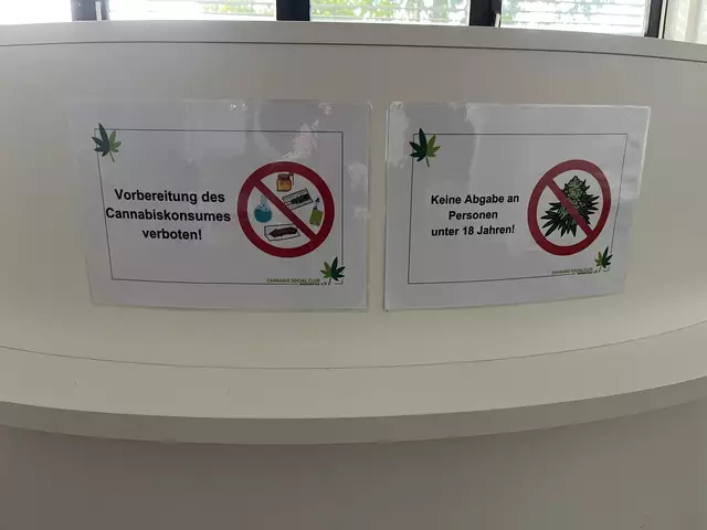 Nicht erlaubt ist nicht nur der Konsum in der Abgabestelle. Auch das "Joint drehen" ist nicht gestattet | Foto: sra