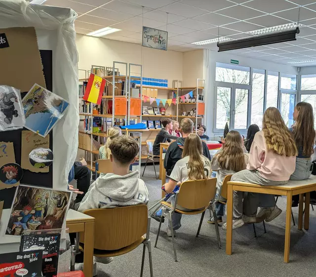 Auch Mitschüler saßen in der Jury des Spanisch-Lesewettbewerbes | Foto: Inga Jeadicke