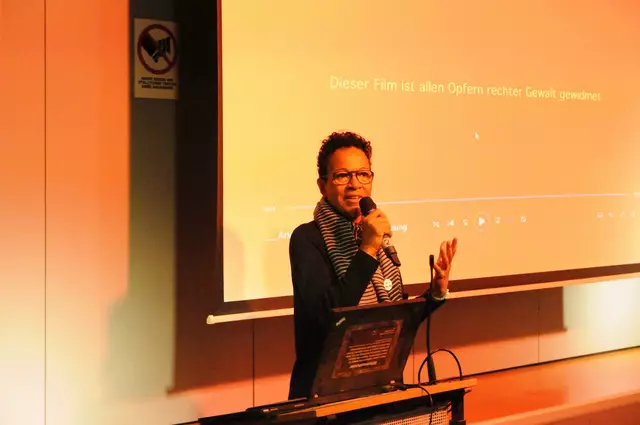Mo Asumang präsentierte ihren Film "Die Arier" | Foto: GOBS Winsen Luhe