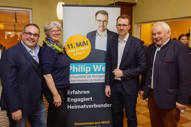 v.l.n.r.: Jan Bauer, Emily Weede, Philip Werk, Heiner Schönecke | Foto: Adrian Fohl