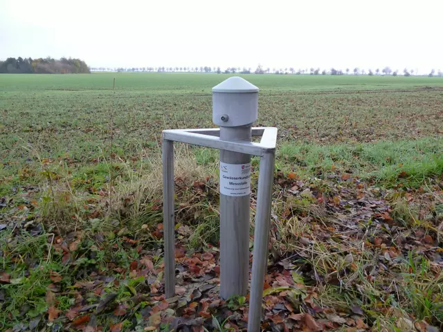 An Messstellen wie dieser im Jeinser Holz bei Pattensen erfasst der NLWKN die Veränderungen der Grundwasserstände | Foto: NLWKN