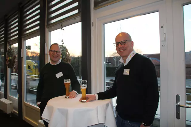 Die Firma Scholz Raumgestaltung mit Patrick Pieper (li.) und Detlef Winter