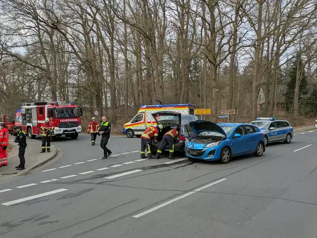 Zwei PKW kollidierten in Schmalenfelde | Foto: Feuerwehr Marxen