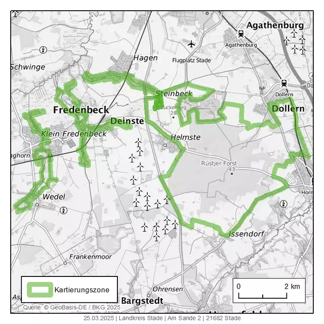 In diesem Gebiet erfolgen die Kartierungen | Foto: Landkreis Stade