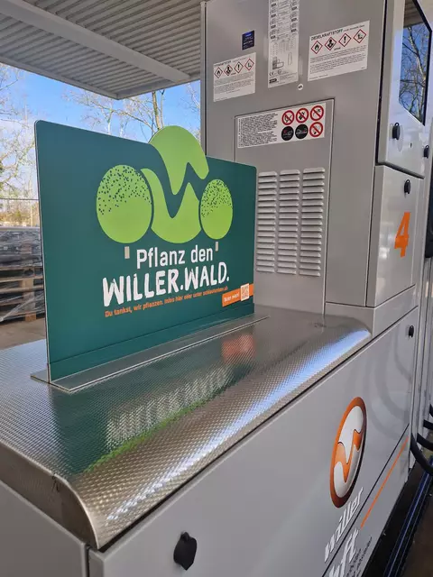 Neue Zapfsäulen im Willer-Design | Foto: bft Willer