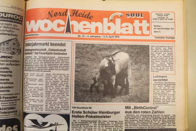 So sah die Titelseite des Nordheide-WOCHENBLATT im Jahr 1975 aus | Foto: WOCHENBLATT