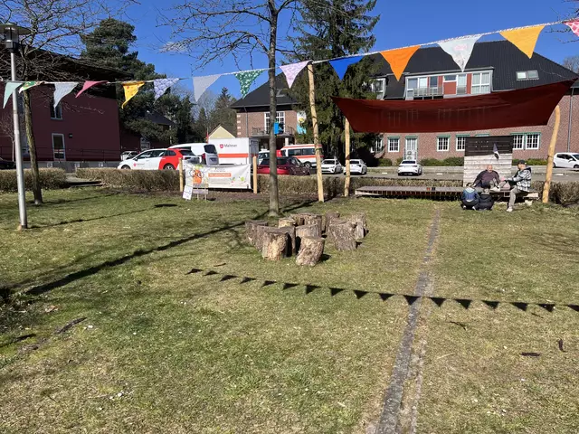 Bühne und Rastplatz des Gemeinschaftsgartens | Foto: Sandra Polenz