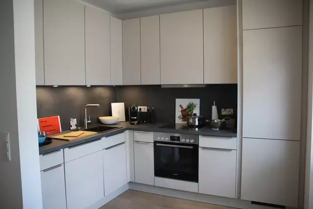Die Küche in der Musterwohnung