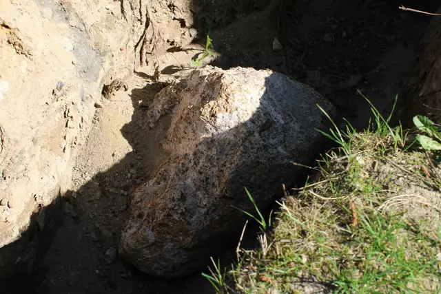 Dieser Stein sorgte für große Probleme | Foto: ab