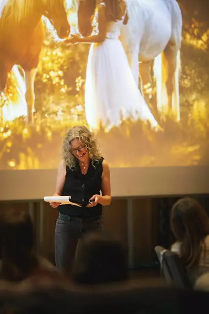 Flemming hielt außerdem einen Vortrag auf dem Event, in dessen Rahmen sie ausgezeichnet wurde | Foto: Marion Flemming