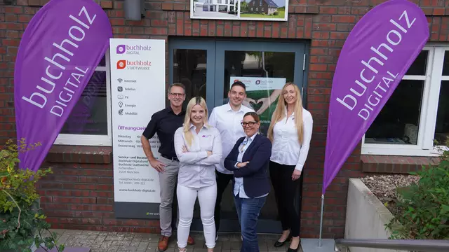 Das Team von Buchholz Digital freut sich auf den Kundenbesuch | Foto: Buchholz Digital