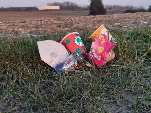 Müll am Mühlenweg  | Foto: TuS Fleestedt