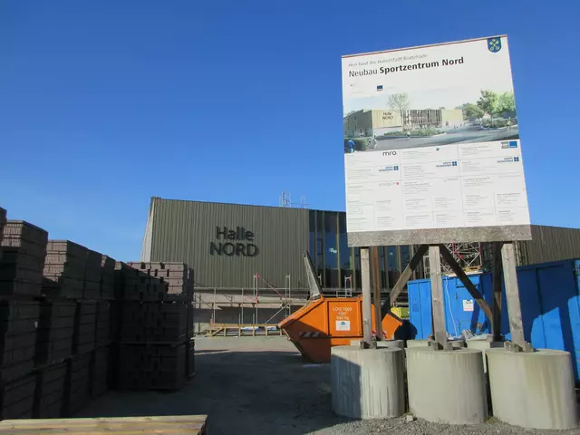 Der Neubau der Halle Nord in Buxtehude | Foto: Karl Bernhard Müller