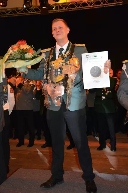 Kreiskönig 2024/2025 Leroy Tiede vom Schützenverein Vahrendorf | Foto: Britta Gellers