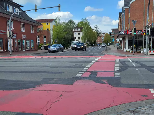 Endlich wieder frei: Die Schützenstraße in Buchholz ist fertiggestellt | Foto: sh