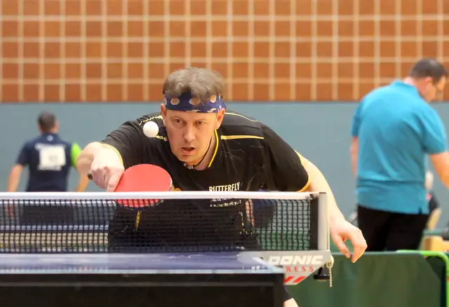 Frank Sternal vom MTV Moisburg wurde Landesmeister im Einzel und im Mixed bei den Senioren der Altersklasse 45 | Foto: Ralf Koenecke