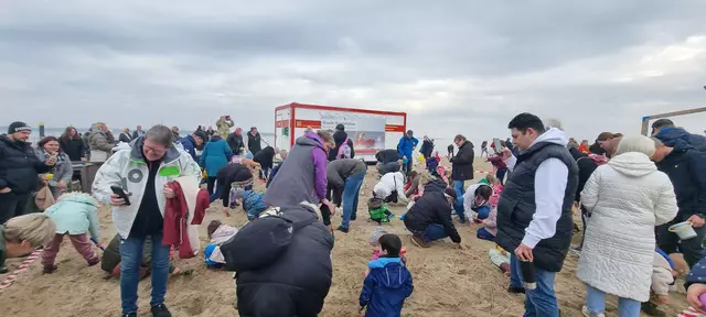 Buddelei am Krsautsander Strand  | Foto: ig