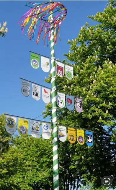 Der Maibaum wird aufgestellt | Foto: Bürgerverein Altkloster