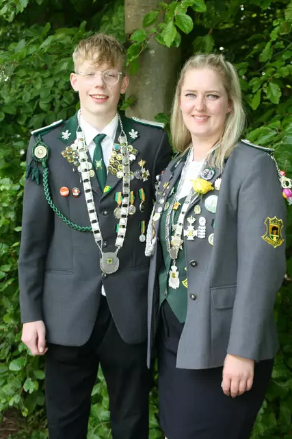 Jungschützenmajestäten Lisa Dringelburg und Luca Helmke | Foto: S.u.S.V. Heinbockel