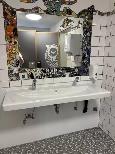 Nun gibt es neue Waschbecken in den Toilettenräumen | Foto: Alina Lambrecht