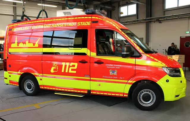  Der neue Einsatzleitwagen der Ortsfeuerwehr Stade | Foto: Stefan Braun / Feuerwehr Stade