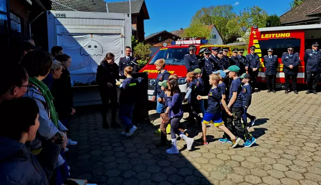 Auf der Gründungsfeier der Kinderfeuerwehr der FF Leversen-Sieversen | Foto: FF Leversen-Sieversen