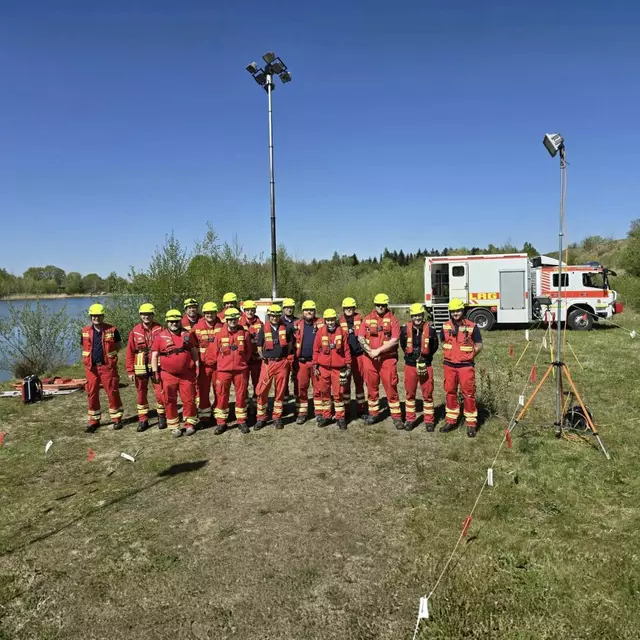 Gruppenbild am Ende der Übung | Foto: DLRG