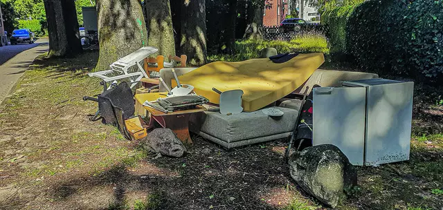 Müll wird einfach an der Straße ohne Sperrmülltermin entsorgt | Foto: lm