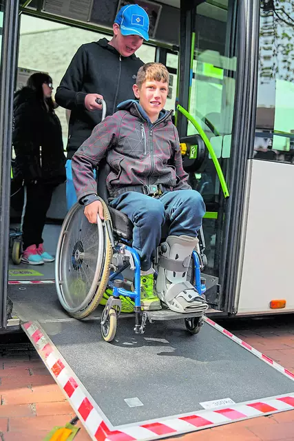 Ein Bild vom Protesttag in Buchholz im Vorjahr  | Foto: Netzwerk barrierefrei leben