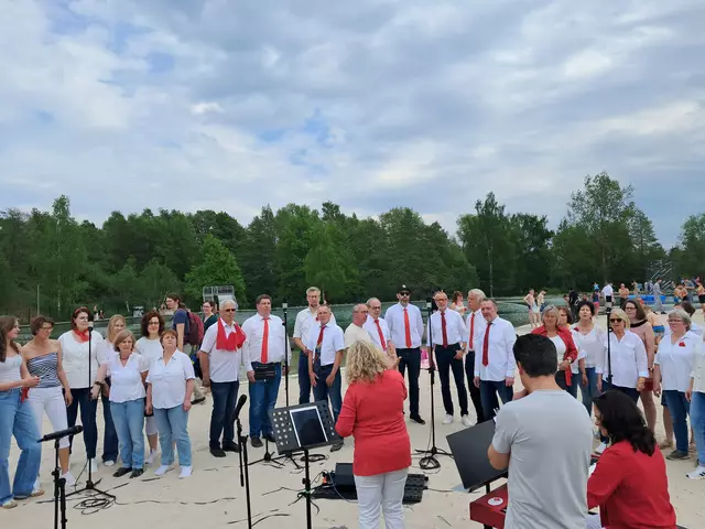 Von der perfekten Welle sang der Chor "Pop Secret" | Foto: Anika Werner