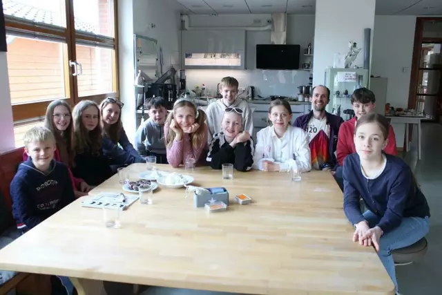 Die Teilnehmenden des talentCAMPus und Kursleiter Ruper Kraft. | Foto: Landkreis Harburg