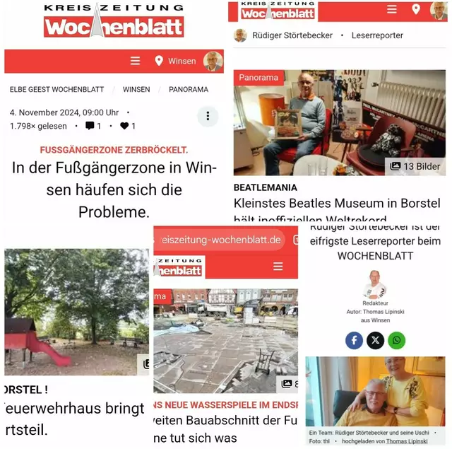 Teilauswahl meiner Artikel. | Foto: Rüdiger Störtebecker