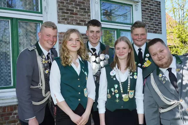 v.l.n.r.: Jannik Lindemann, Nele Suhr, Max Lindemann, Linn Grandt, Jannes Meyer, Tom Peters
 | Foto: Imke Lohmann