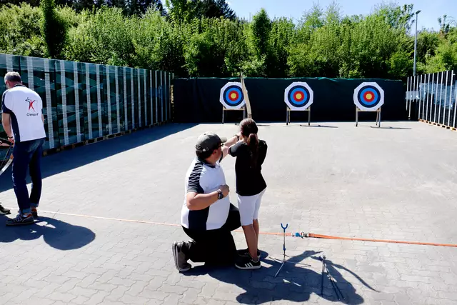 Auch Bogenschießen wurde angeboten  | Foto: BEHR AG