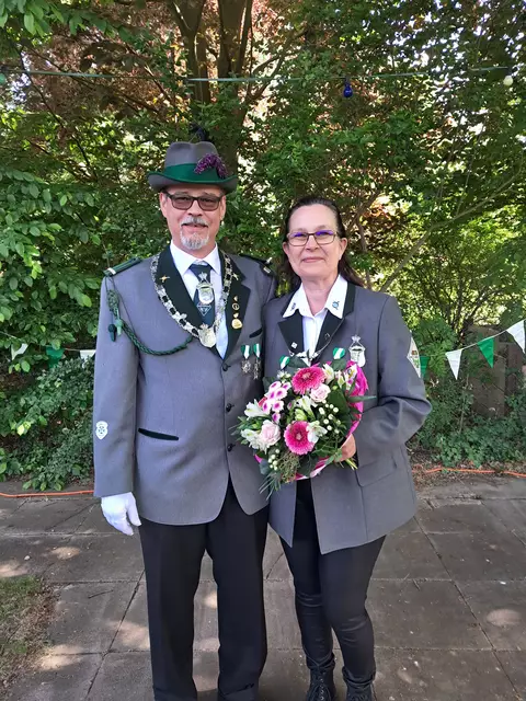 Schützenkönig Jens Meyer und Damenkönigin Meike Meyer | Foto: Anika Werner