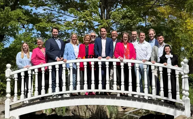 Der neue CDU-Kreisvorstand mit André Bock (vorn Mitte) an der Spitze | Foto: CDU