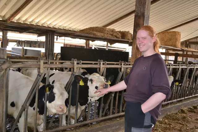 Lilu Techen liebt Kühe seit ihrer Kindheit | Foto: bim