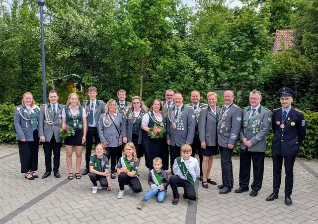 Das neue Königshaus des Schützenvereins Hammah | Foto: SV Hammah